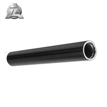 Tube en aluminium à paroi mince noir de 6 mm